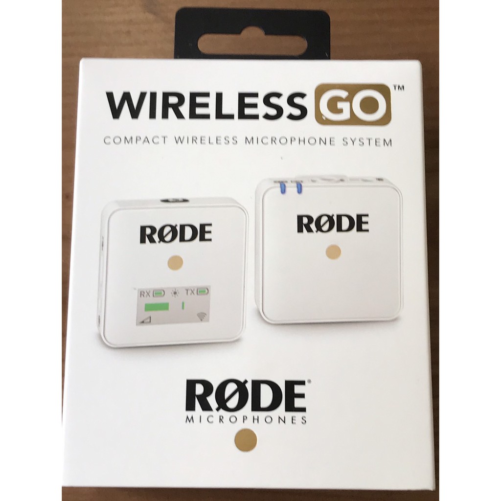 Microphone Rode Wireless Go 02 màu Trắng và Đen - Hàng chính hãng | BigBuy360 - bigbuy360.vn