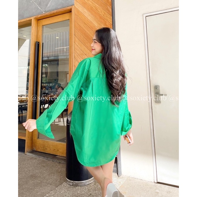 [HÌNH THẬT] Áo sơ mi trơn basic trẻ trung năng động trendy  A38