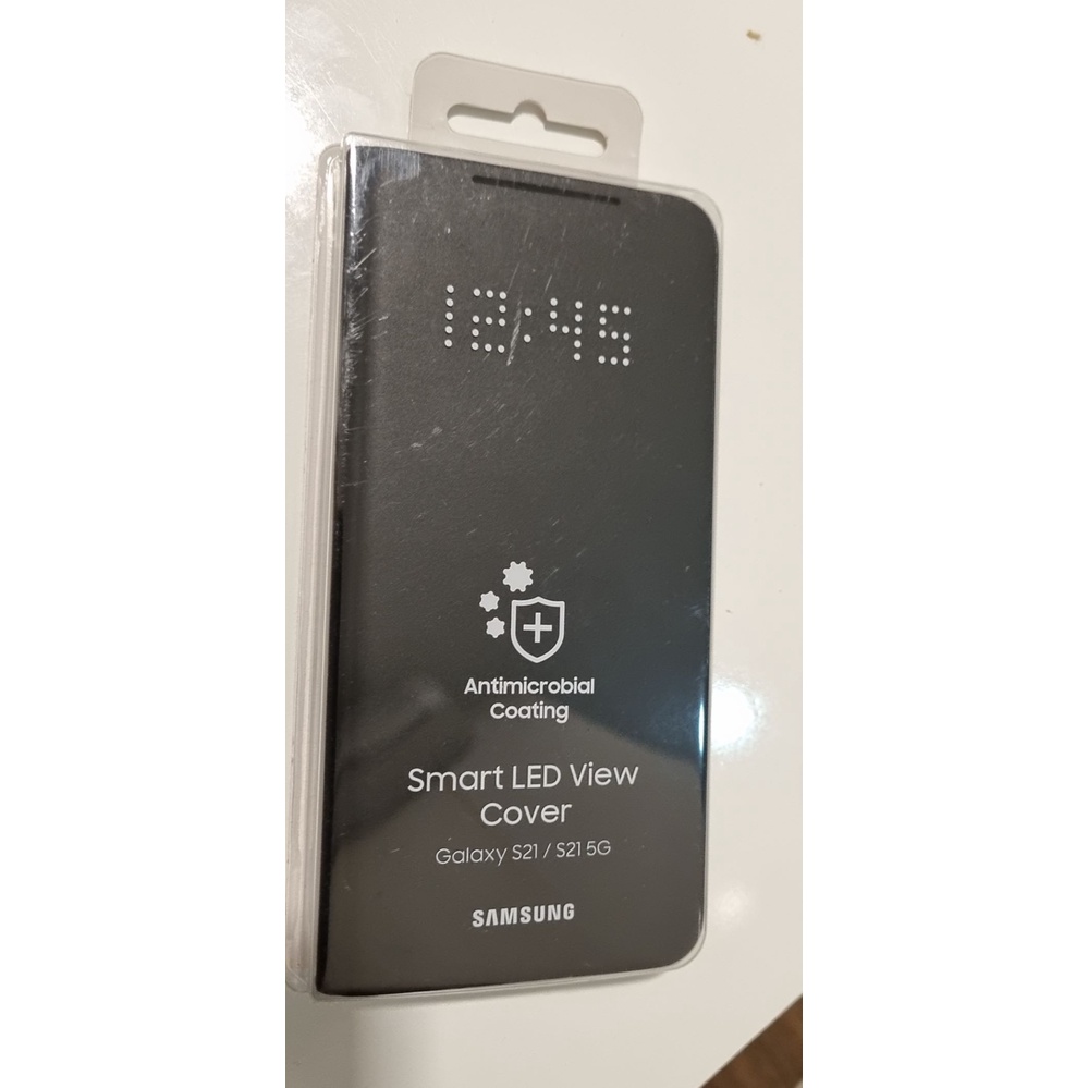 Bao da Samsung Galaxy S21 Led View kháng khuẩn