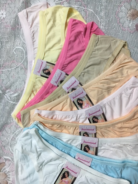 Set 10 Quần lót nữ cotton, quần lót học sinh size trung