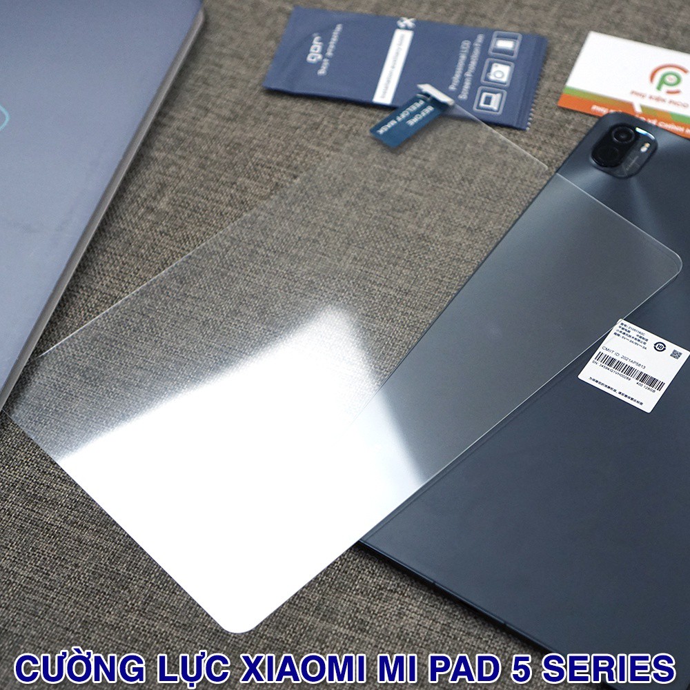 Cường lực Mi Pad 5 / Mi Pad 5 Pro hiệu Gor trong suốt trơn mượt full màn trơn mượt ( tặng keo mép )