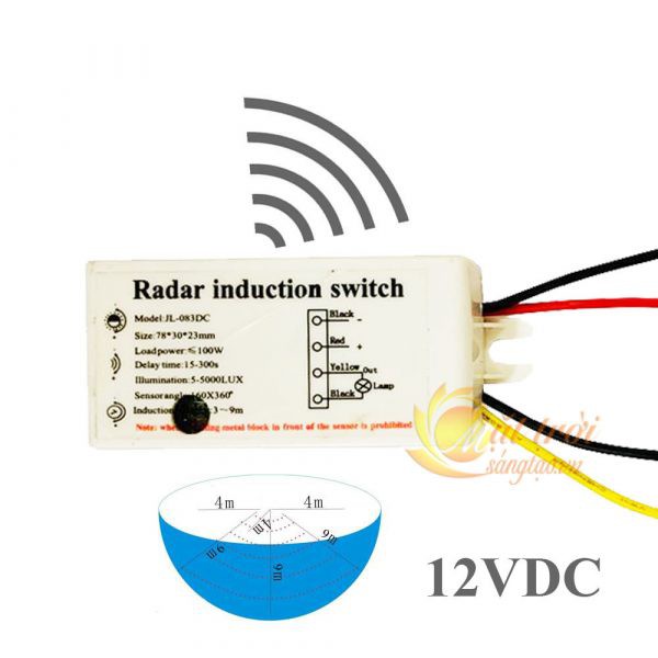 Công tắc cảm biến vi sóng radar Suntech 12v - 220v