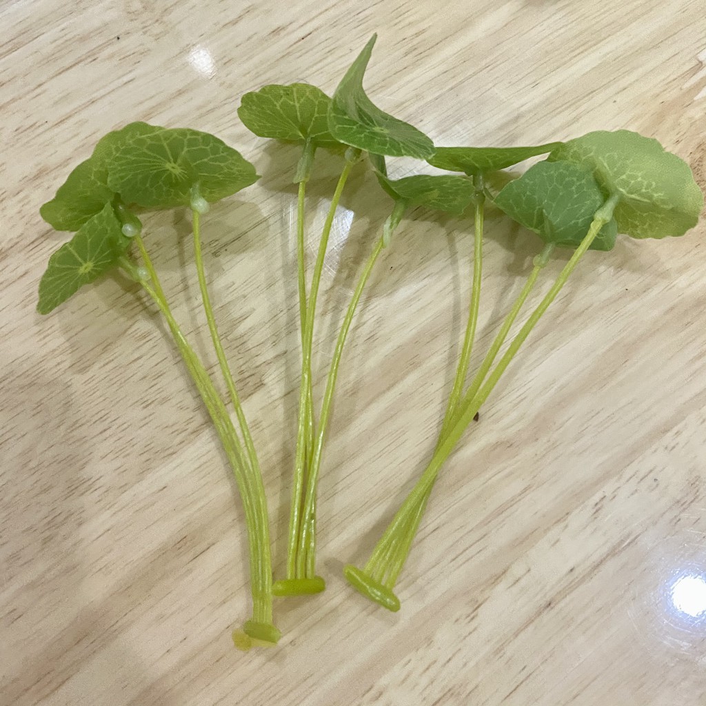 Lá sen nhựa phụ kiện trang trí cho thác khói, thác nước phong thủy