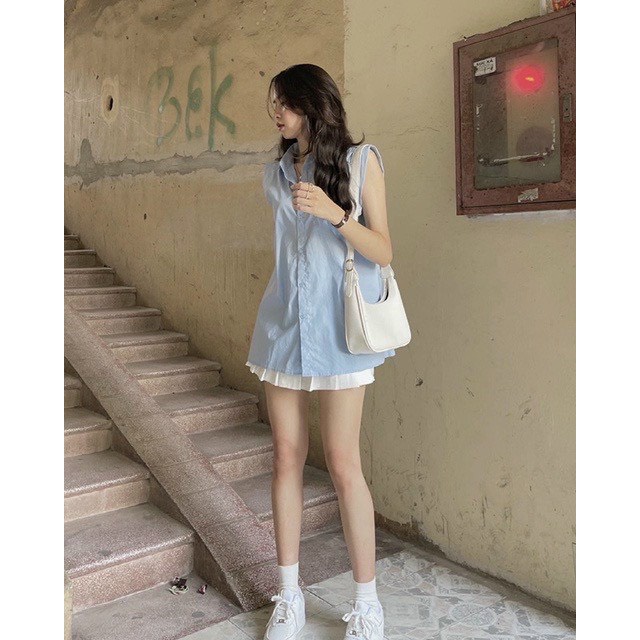 Sơ Mi Nữ Tay Hến Kiểu Dáng Hàn Quốc