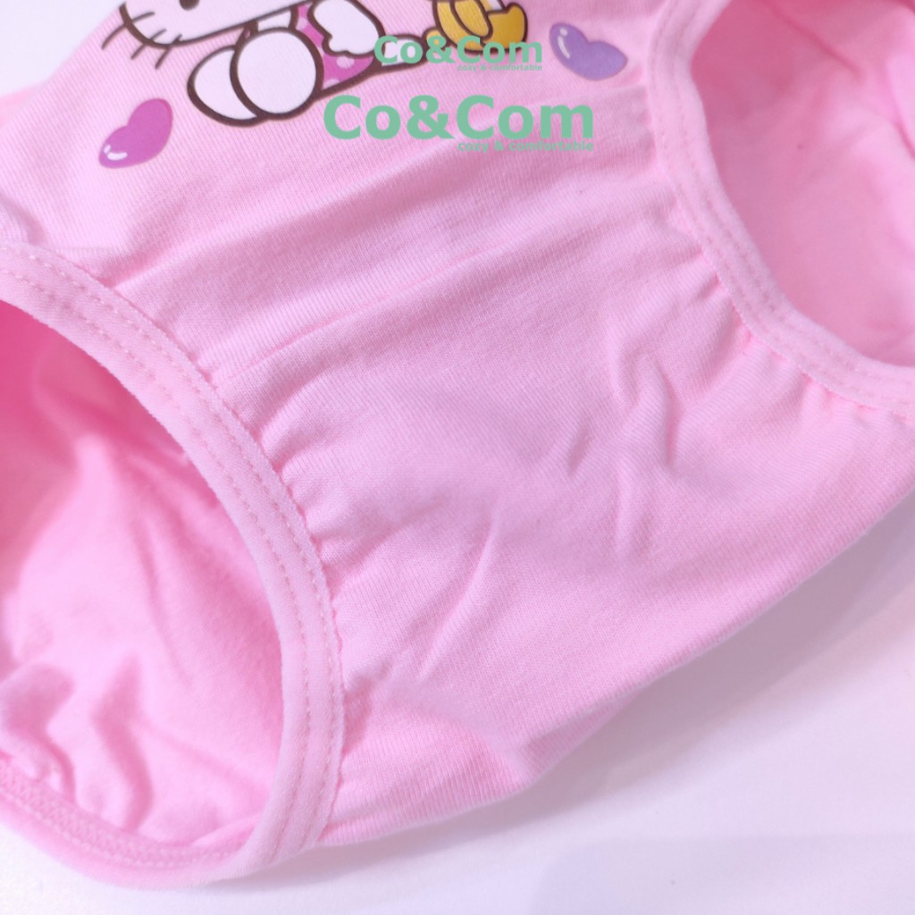 Set 2 Quần Lót Bé Gái 9-13 Kg Cotton Co&amp;Com CVG002KT Size Nhí Thấm Hút Mềm Mịn