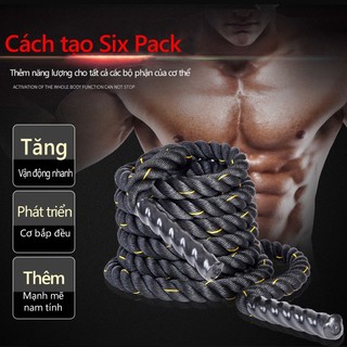 OT105 đấu dây tập thể lực rèn cơ bắp dày 38mm * Dài 12 mét Dây quăng dây thừng to