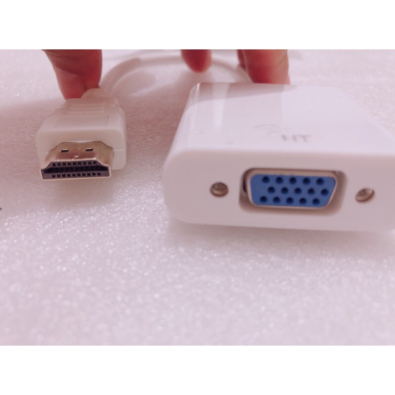 Cáp chuyển đổi HDMI sang VGA kèm dây audio 3.5 - Bộ đầu chuyển cổng HDMI ra VGA giắc HDMI to VGA,dây máy chiếu