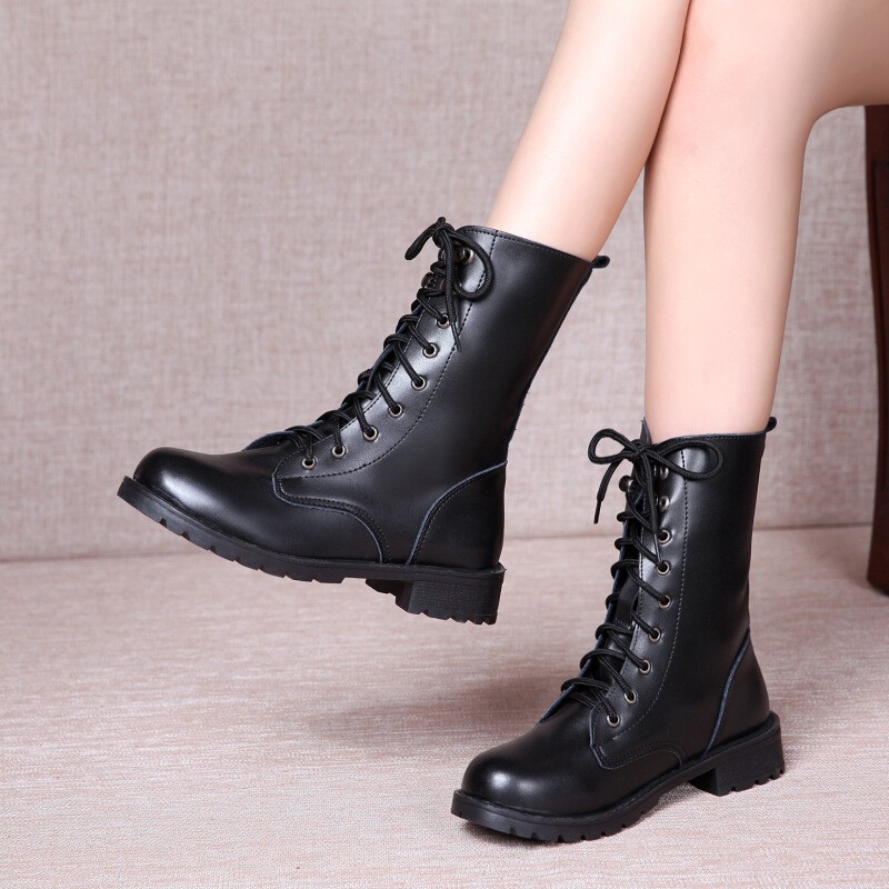 Giày Boots Cao Đen Nữ | BigBuy360 - bigbuy360.vn