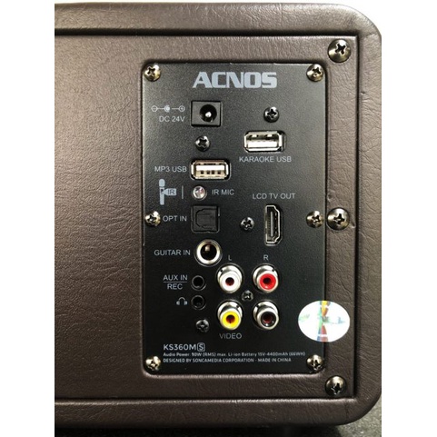 Dàn Karaoke di động Acnos KBeatbox KS360MS - Hàng chính hãng - Công Ty Thiên Phúc