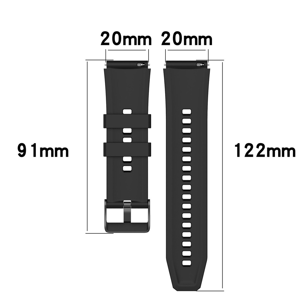 Dây Đeo Silicone 20mm Cho Đồng Hồ Thông Minh Samsung Galaxy Watch 5 4 40 44mm Watch5 Pro 45mm Band4 Classic 46 42mm