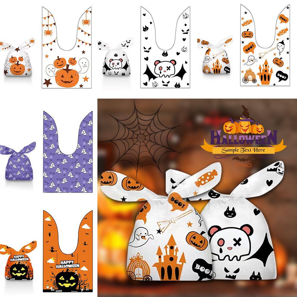 LET Bộ 50 Túi Đựng Kẹo Chủ Đề Halloween