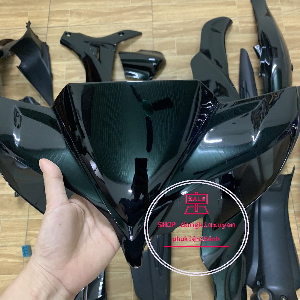 Bộ Vỏ Nhựa - Dàn áo xe Jupiter  MX màu ĐEN  - Jupiter GRAVITA  - nhựa nguyên sinh  LOẠI ĐẸP