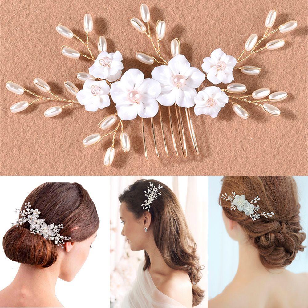 Lược Cài Tóc Cô Dâu Xinh Xắn MIHAN1|Kẹp Vương Miện Cô Dâu