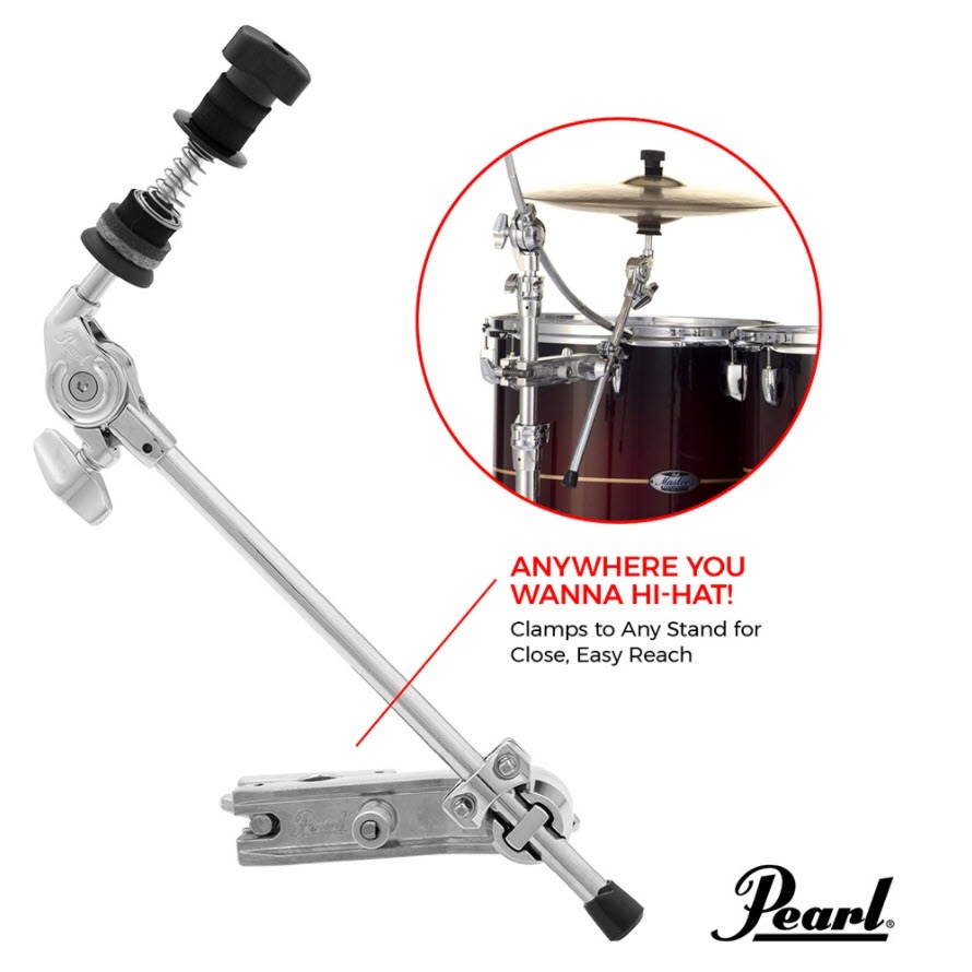 Kẹp treo Cymbal Pearl CLH70 - Tay arm boom gắn chân trống jazz - chính hãng