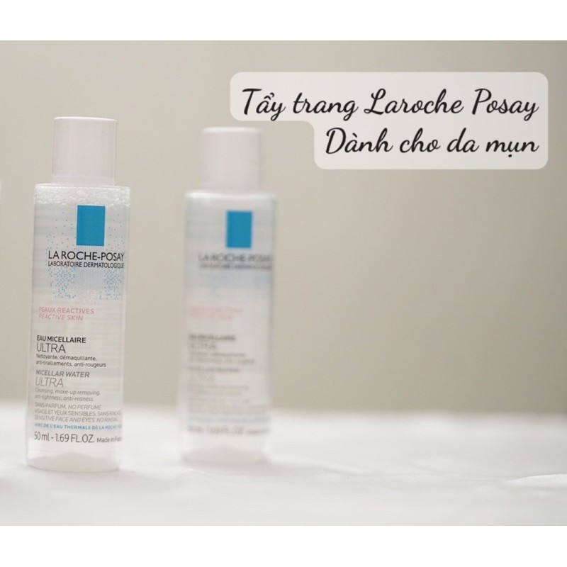 Nước tẩy trang La Roche-Posay 50ml cho da thường và da khô