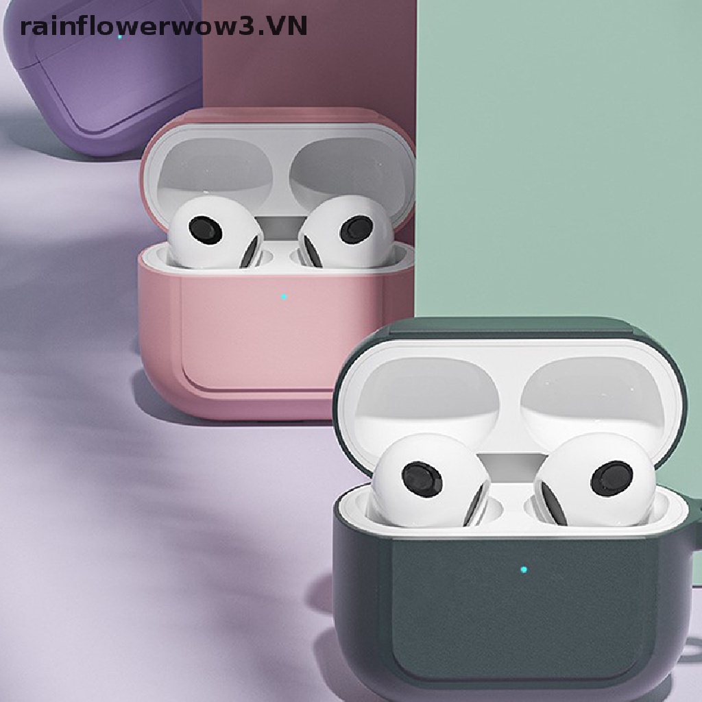 Vỏ Bảo Vệ Hộp Sạc Tai Nghe Airpods 3 Bằng Silicon Mềm Chống Rơi