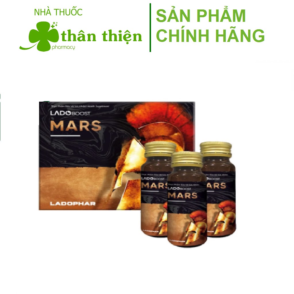 LadoBoost MARS - Tăng cường sinh lực nam, bổ thận tráng dương, giảm xuất tinh sớm (8 lọ 50ml)