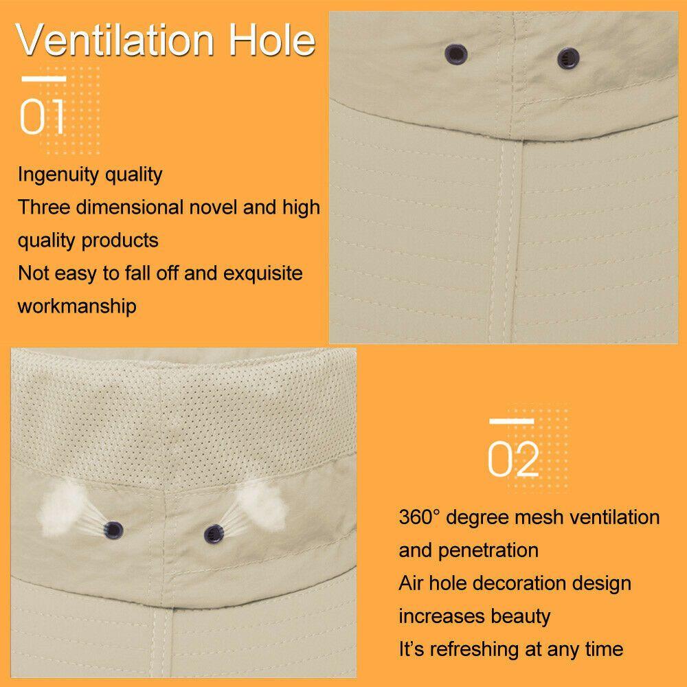 Mũ Rộng Vành Chống Nắng Chống Thấm Nước Thời Trang Đi Bộ Đường Dài