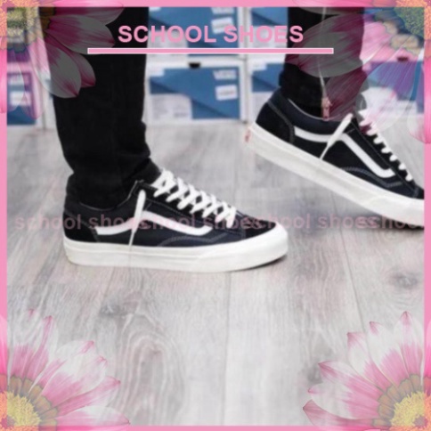 [Shool Shoes] Giày Vans đen , Giày Sneaker Thể Thao Nam Nữ Full Box Bảo Vệ | BigBuy360 - bigbuy360.vn