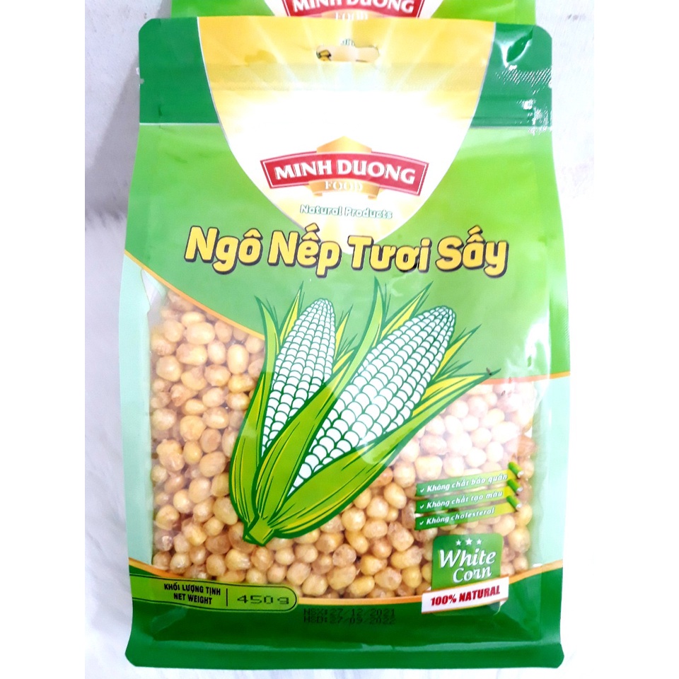 Combo 6 Gói x 450g Ngô Nếp Tươi Sấy Minh Dương