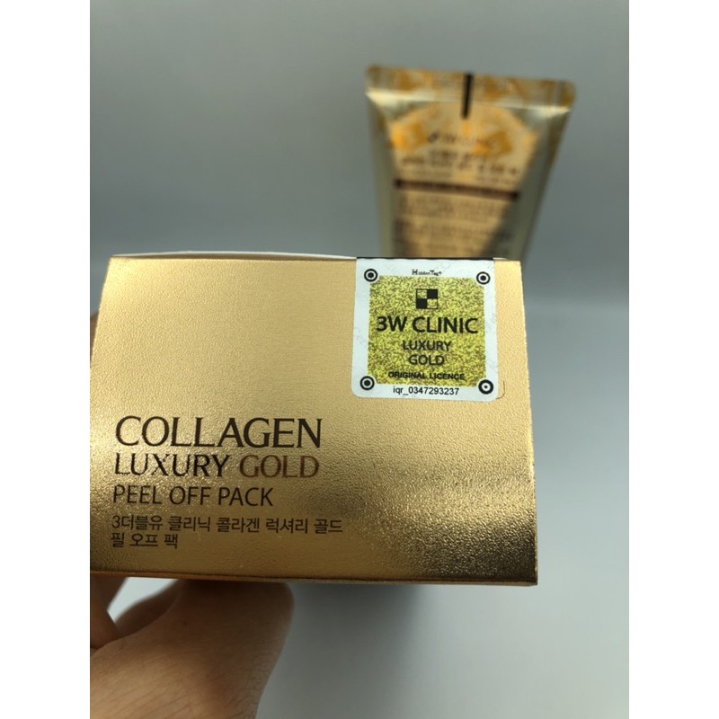 Mặt nạ lột tinh chất vàng 3W Cilinic Collagen Luxury Gold Peel off Pack 100ml