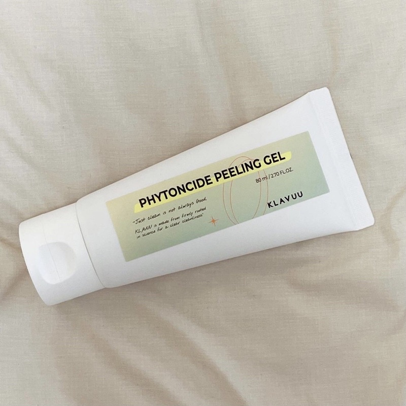 Tẩy da chết thuần chay KLAVUU Phytoncide Peeling Gel làm sạch sâu và dịu nhẹ 80ml KCL003