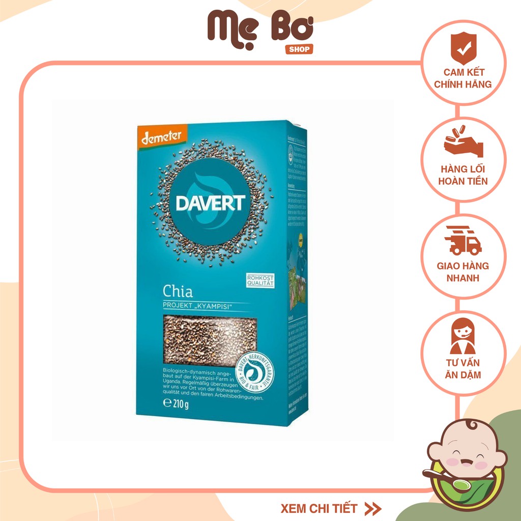 HẠT CHIA HỮU CƠ (BIO PLANET/SOTTO/DAVERT)