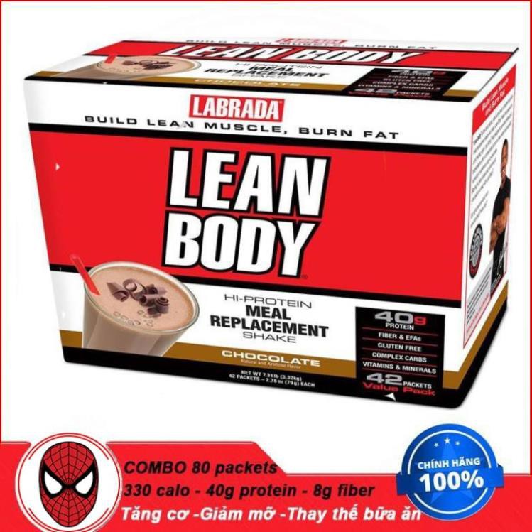 Gói Thay Thế Bữa Ăn LEAN BODY MRP 80 Gói Labada - Chính hãng
