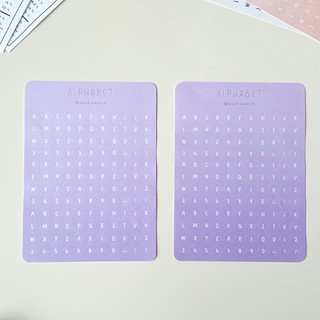 Hình Dán Alphabet / Letter Sticker Sheet