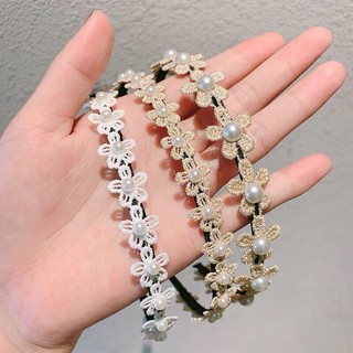 Bờm Cài Tóc Hoa nhỏ đính hạt