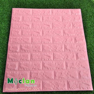 XỐP DÁN TƯỜNG 3D - MÀU HỒNG NHẠT