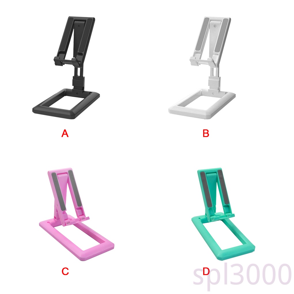 Giá Đỡ Điện Thoại / Máy Tính Bảng Để Bàn Bằng Nhựa Chống Trượt Có Thể Thu Vào Tiện Dụng Cho Gia Đình / Văn Phòng