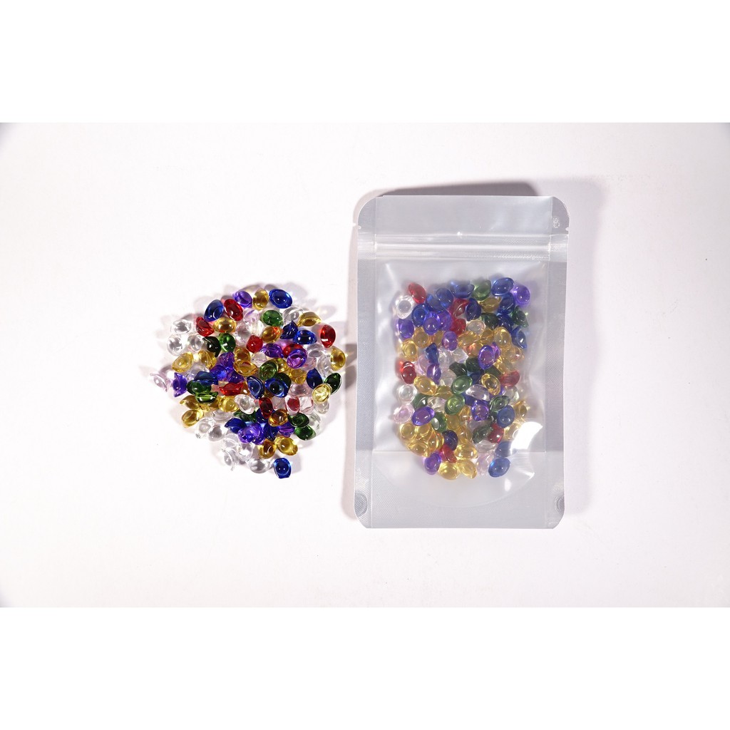 Túi 100g thỏi vàng ngũ sắc đặt bàn thờ thần tài, bát nhang, chậu cây, bể cá cảnh siêu đẹp | BigBuy360 - bigbuy360.vn