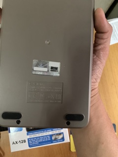 Máy Tính Casio AX12B (Chính Hãng)