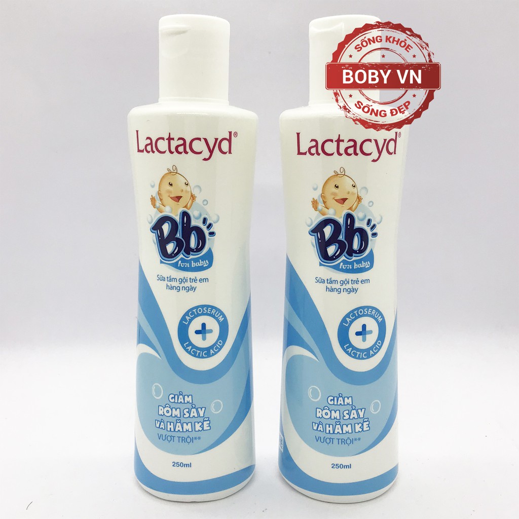 Sữa tắm gội trẻ em hàng ngày Lactacyd BB 250ml - Màu xanh dương - Chính hãng