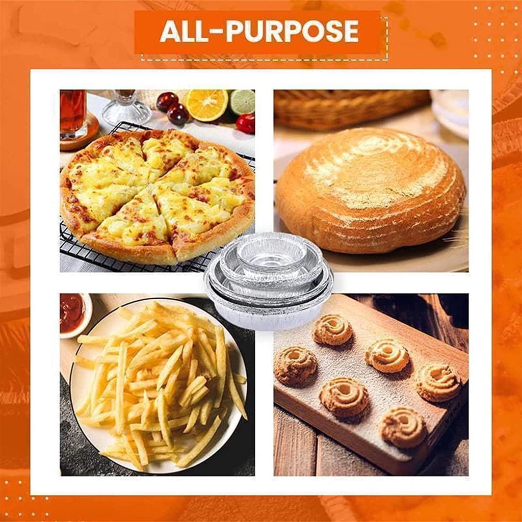 Set 50 Tấm Thiếc Nhôm Lót Nồi Chiên Không Dầu SHOUKEY