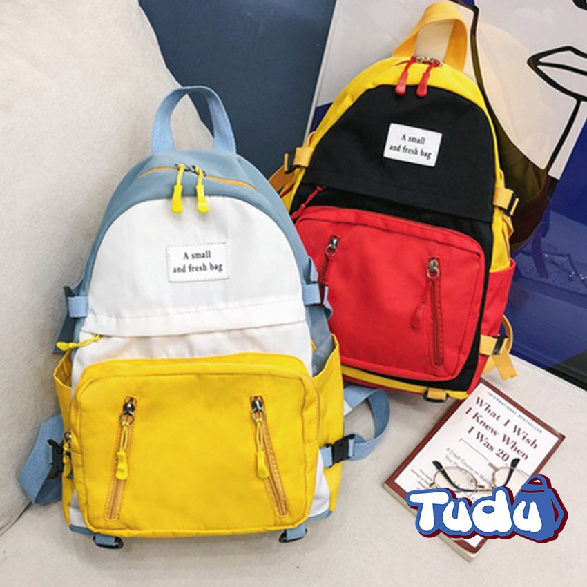 Aloha Balo Nam Nữ Tudu Phong Cách Thời Trang Hàn Quốc, Vải Chống Nước (CN128)