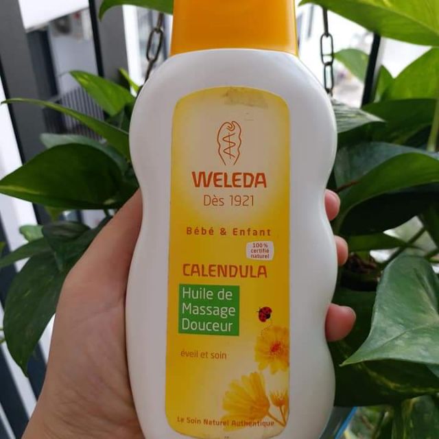 Dầu massage cho bé Weleda Pháp