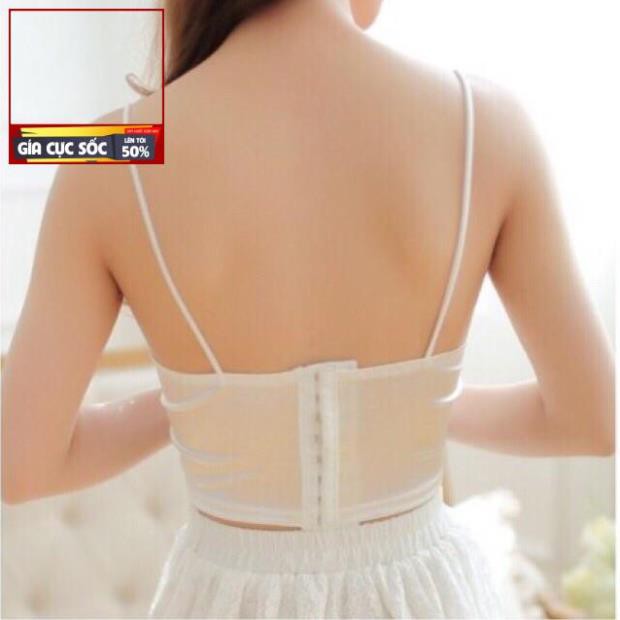 [ Mã WASTAPR giảm 10K đơn 50K] Áo Bra Lụa Phi Bóng 8 Nấc Cài Siêu Hot giá sỉ