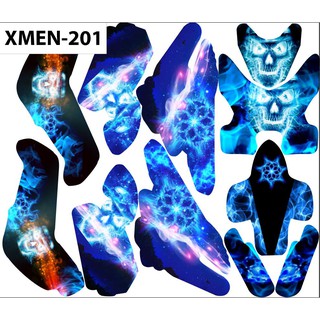 Tem trùm xe điện xmen 201
