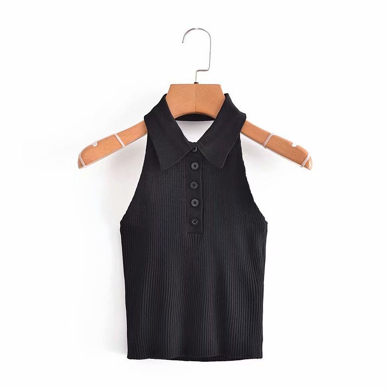 [Kèm Video SP] Áo Ba Lỗ Nữ Thun Tăm Cổ Polo Dáng Croptop Nữ Cao Cấp Cá Tính Thời Trang Trẻ Trung Sugal TOP NU SG 032
