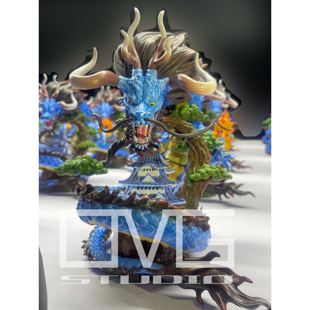 Mô hình One Piece Resin chính hãng - Rồng Kaido OMG Studio