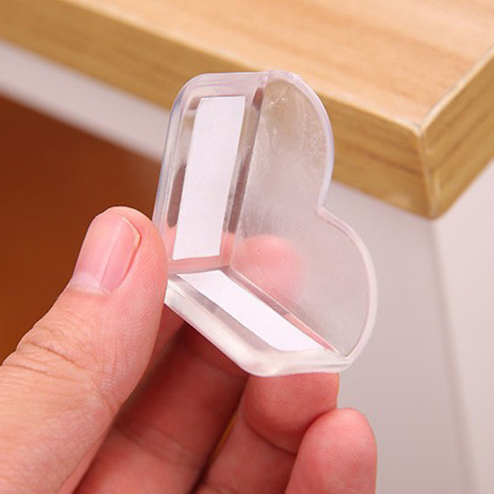 Bọc Góc Bàn Giữ An Toàn Cho Bé Chất Liệu Nhựa Pvc Màu Trong Suốt