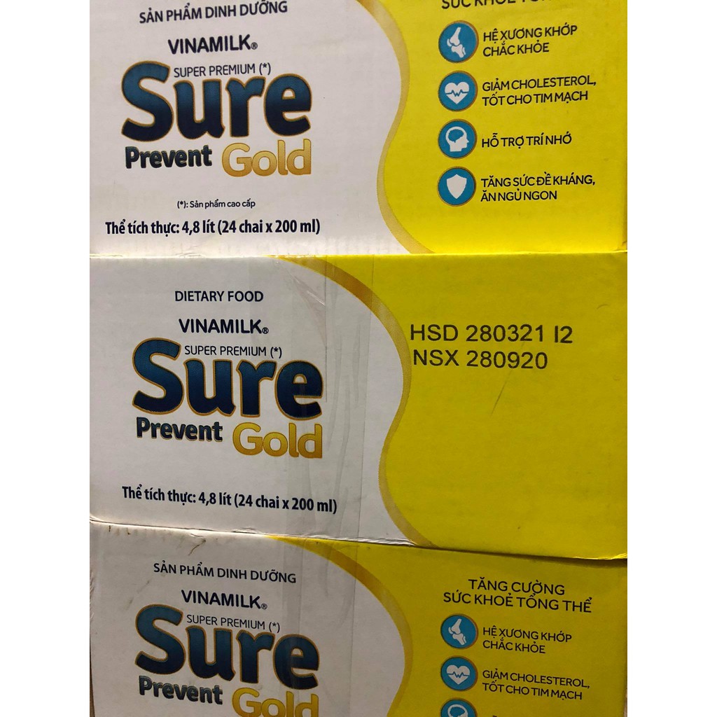 Sữa bột pha sẵn Vinamilk Sure Prevent gold