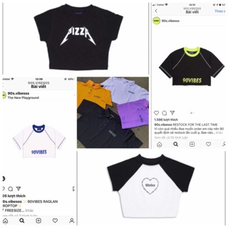 Pass áo croptop local brand 90vibes