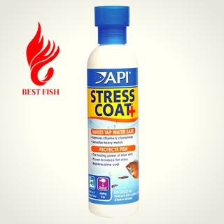 Dung dịch Stress coat+ dưỡng cá, khử độc nước tốt.