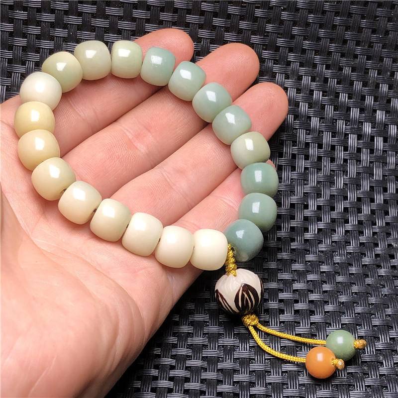 Vòng Tay Hạt Bồ Đề Màu Trắng 9 * 11mm
