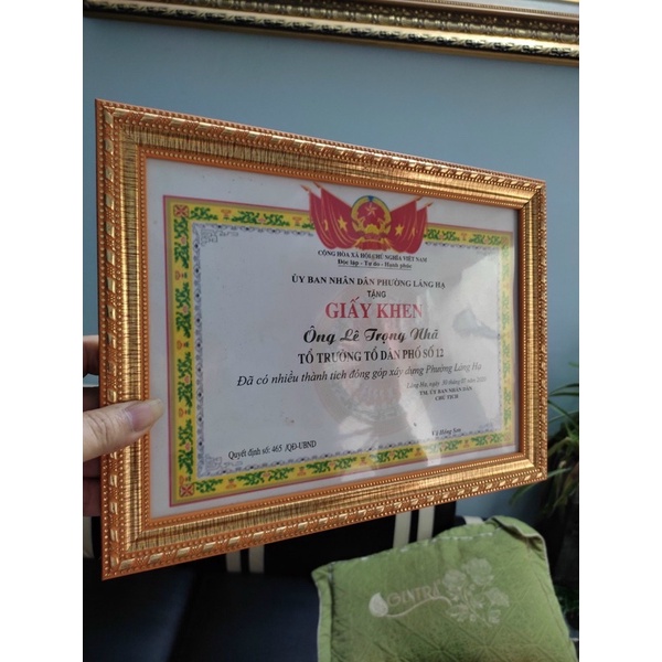 Khung bằng  khen A3  loại phẳng