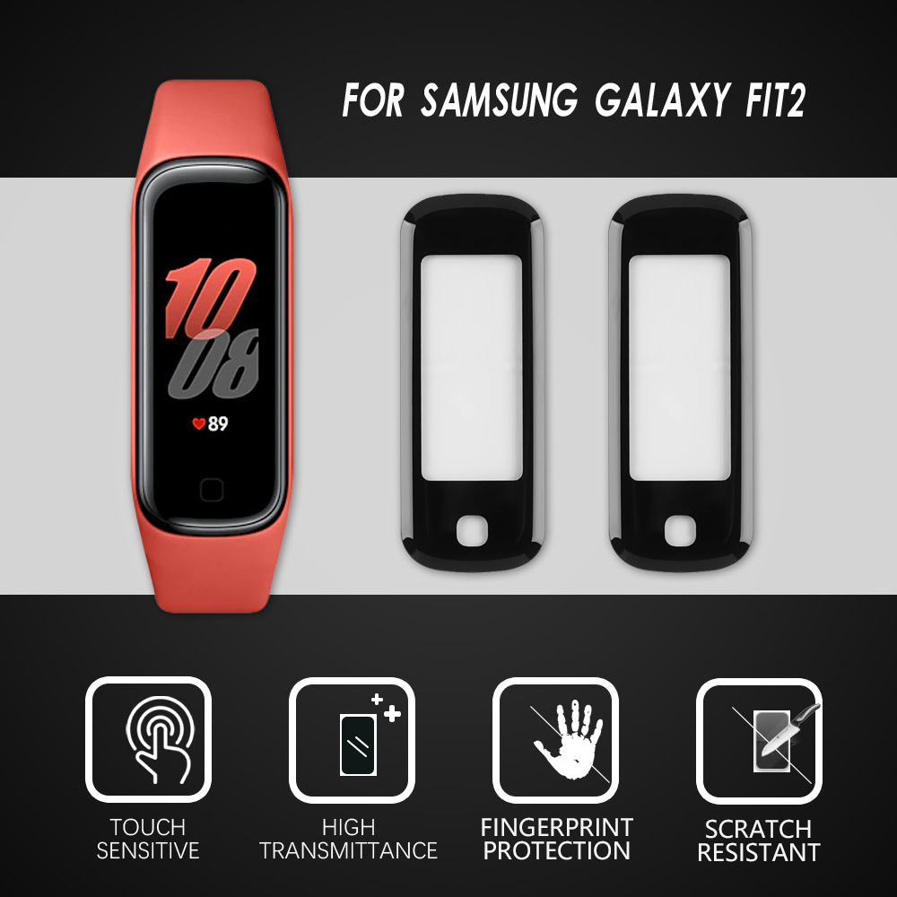 Miếng dán phim bảo vệ mặt đồng hồ 3D chống trầy xước cho Samsung Galaxy Fit 2 SM-R220