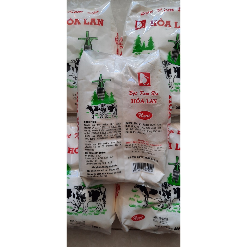 Bột Kem Béo Hoa Lan - 500g/bịch - Nguyên Liệu Pha Chế
